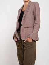 Cyrus Blazer In Brighton Houndstooth - Brighton