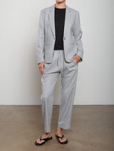 Cyrus Blazer in Cambridge Flannel - Shadow