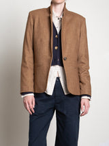 Cyrus Blazer in Cambridge Flannel - Saddle