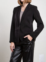 Cyrus Blazer in Japanese Cupro - Black