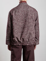 Hugo Jacket in Herringbone - Burgundy