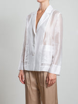 Luz Blazer in Gossamer - White