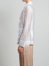 Luz Blazer in Gossamer - White