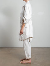 Tracy Jacket in Linen Twill - Bone