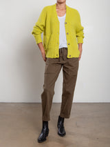 Louie Cardigan In Halo Knitwear - Acid