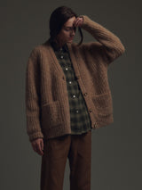 Louie Cardigan In Confetti Knitwear - Camel