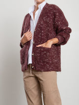 Louie Cardigan In Confetti Knitwear - Ruby