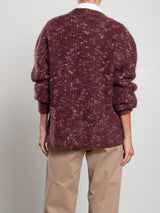 Louie Cardigan In Confetti Knitwear - Ruby