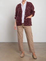 Louie Cardigan In Confetti Knitwear - Ruby