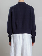 Bree Cotton Cardigan - Ink