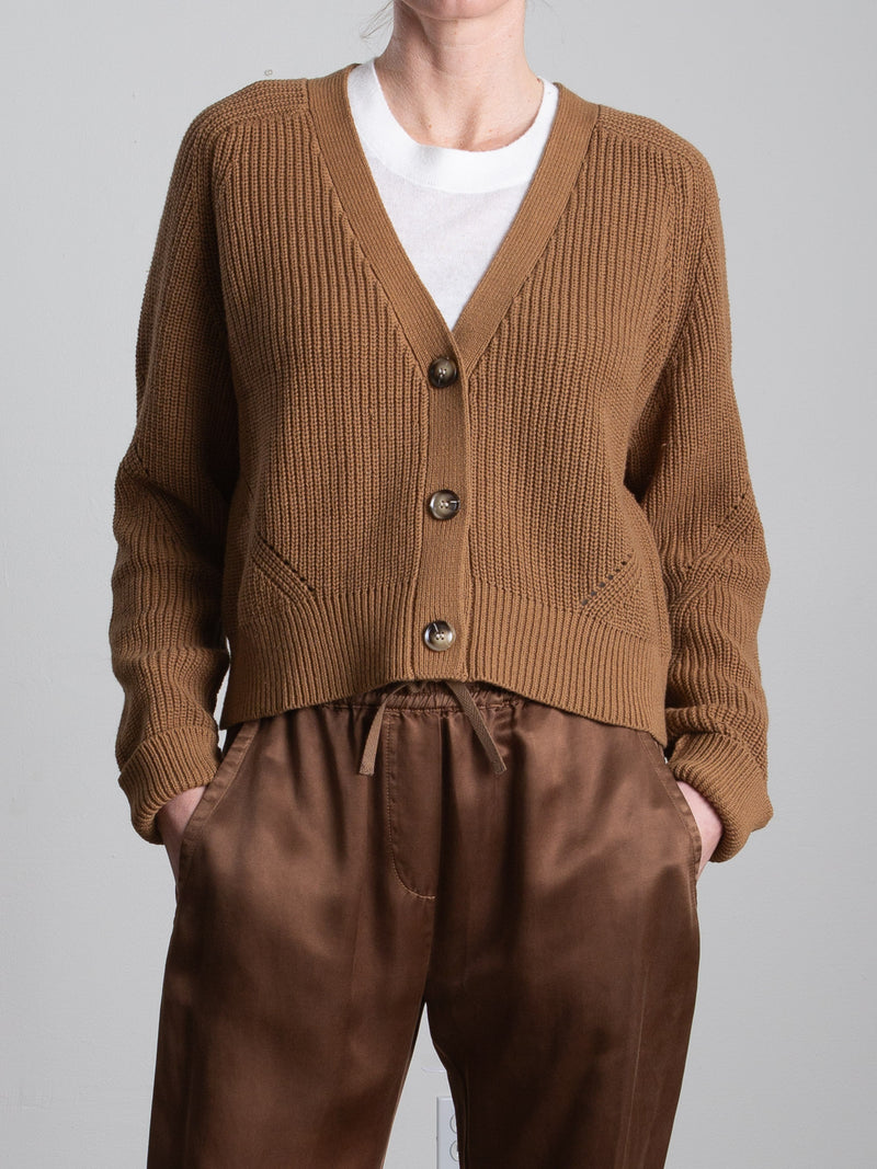 Bree Cotton Cardigan - Praline