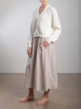 Molly Cotton Cardigan - Cream