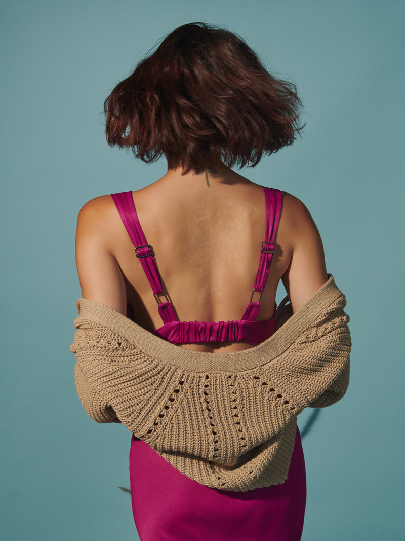 Molly Cotton Cardigan - Sand