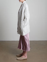 Waylen Cotton Cardigan - Stone