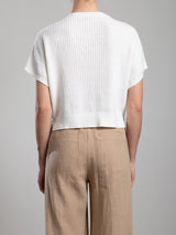 Claren Cotton Cardigan - Cream