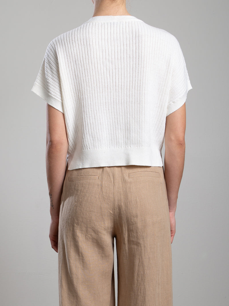 Claren Cotton Cardigan - Cream