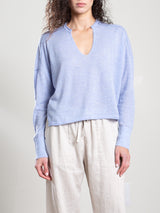 Bailey V-neck Pullover - Crystal