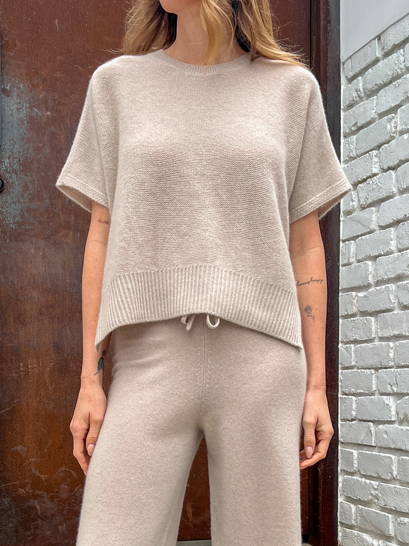 Lexi Pullover in Cashmere - Jute