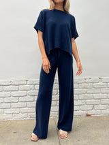 Kendra Pant in Cashmere - Navy