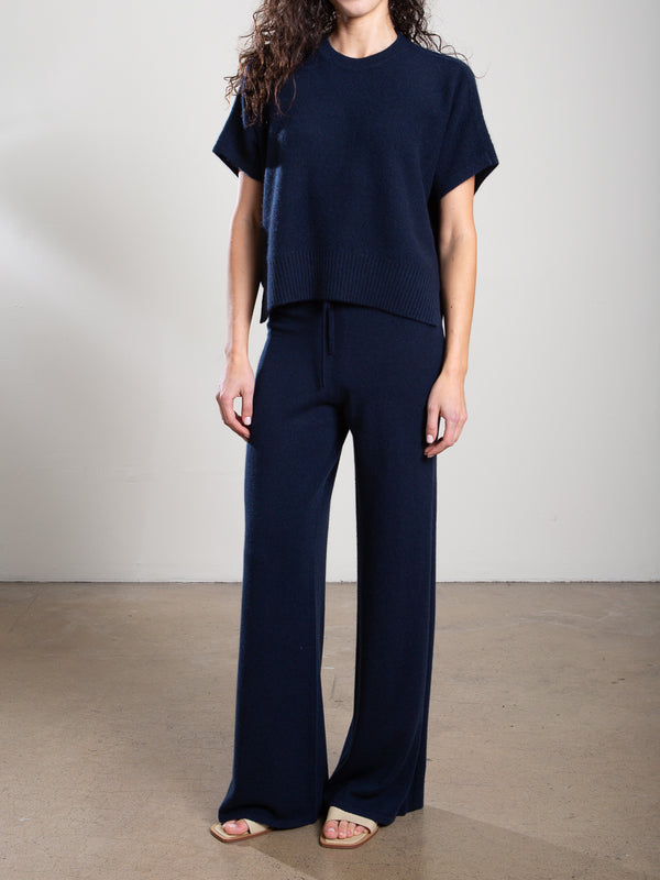 Kendra Pant in Cashmere - Navy