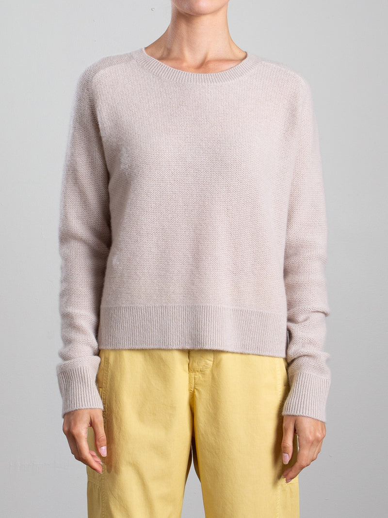 Adrian Crewneck in Cashmere - Jute