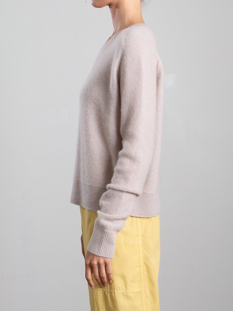 Adrian Crewneck in Cashmere - Jute