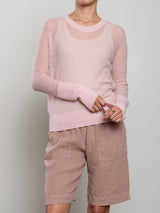 Adrian Crewneck in Dulce Knitwear - Petal