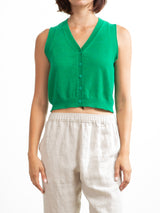 Tally Vest in Dulce Knitwear - Kelly Green