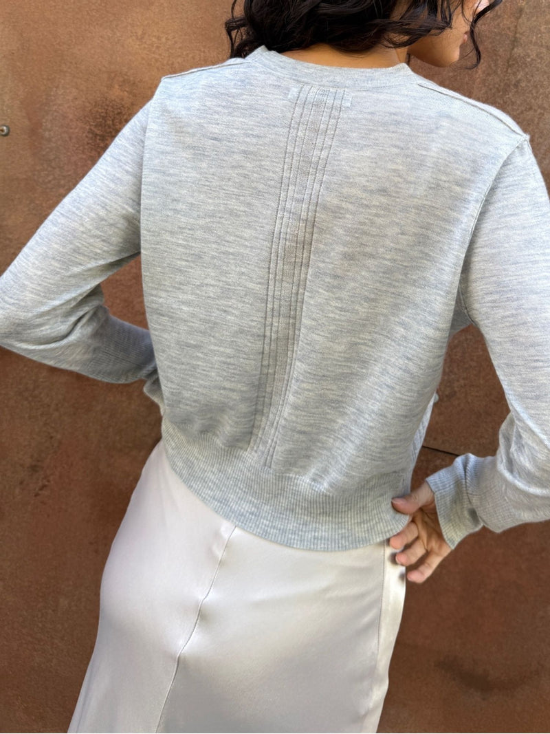 Remy Cardigan in Featherweight Cashmere - Pebble