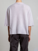 Renee Mockneck in Brushed Cashmere - Cloud