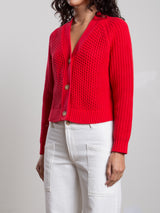 Acacia Cardigan - Cherry