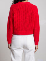 Acacia Cardigan - Cherry