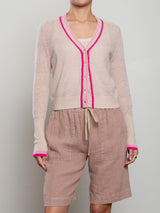 Martine Cardigan in Dulce Knitwear - Nude