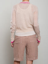 Martine Cardigan in Dulce Knitwear - Nude