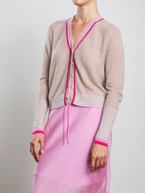 Martine Cardigan in Dulce Knitwear - Nude