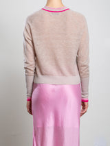 Martine Cardigan in Dulce Knitwear - Nude