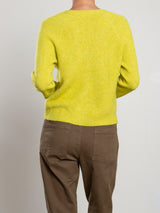 Ana Cardigan In Halo Knitwear - Acid