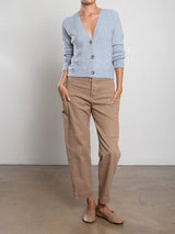 Ana Cardigan In Halo Knitwear - Aura