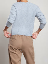 Ana Cardigan In Halo Knitwear - Aura