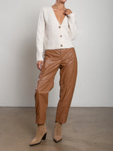 Ana Cardigan In Halo Knitwear - Milk