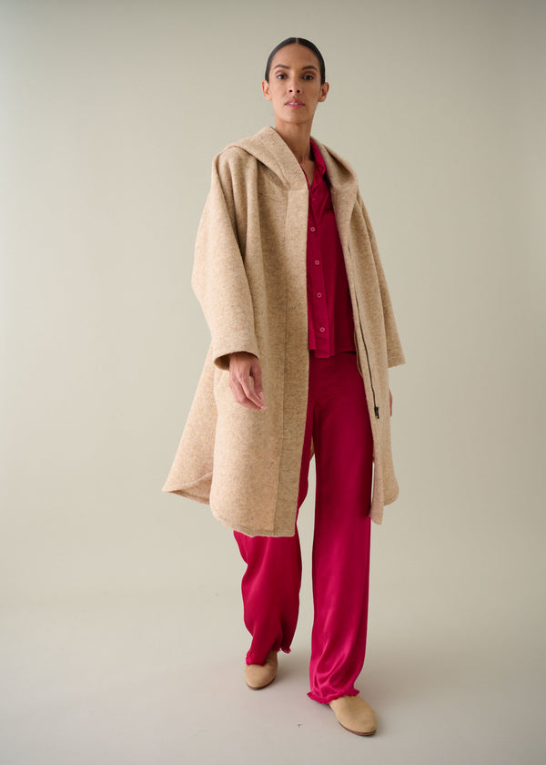Luka Coat in Italian Wool - Oat