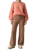 Rosie Mohair Knit Pullover - Salmon