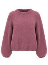 Rosie Mohair Knit Pullover - Old Rose