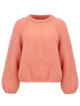 Rosie Mohair Knit Pullover - Salmon