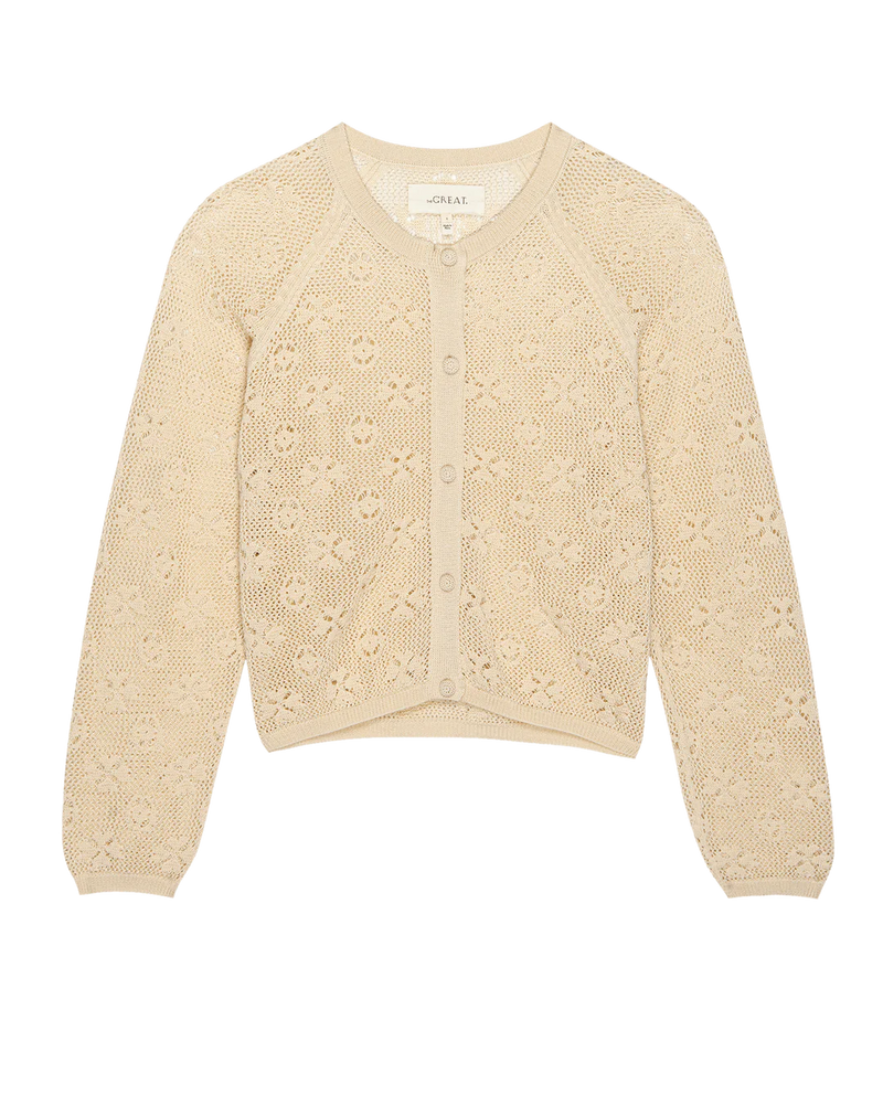 The Crochet Cardigan - Natural