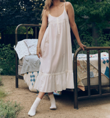 The Eyelet Ruffle Tank Night Dress