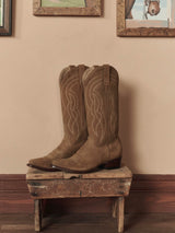 Stetson & The Great - The Cowboy Boot Tan Suede