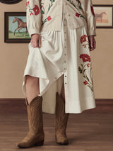 Stetson & The Great - The Cowboy Boot Tan Suede