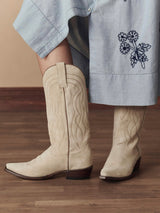 Stetson & The Great - The Cowboy Boot Pearl Suede