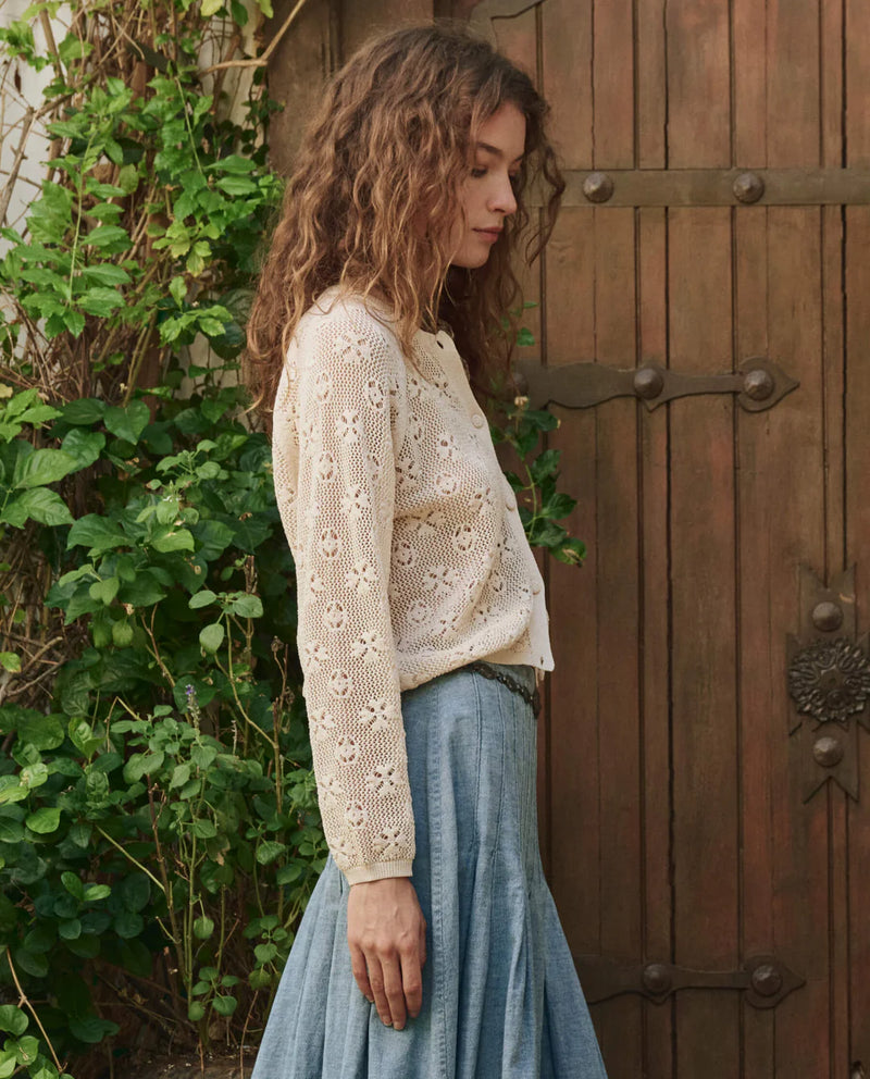 The Crochet Cardigan - Natural